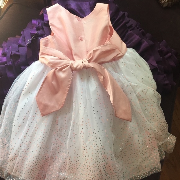 Toddler fancy dress w/sparkle, holiday, dress up - Picture 3 of 4